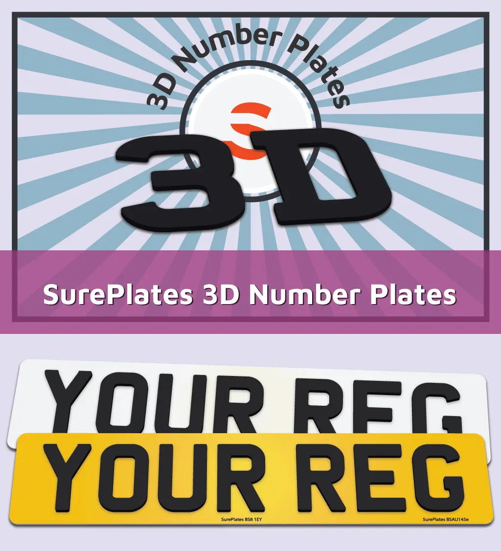 3D Number Plates