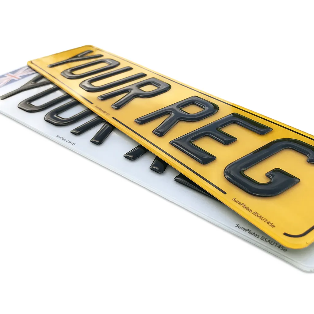 Gel Number Plates